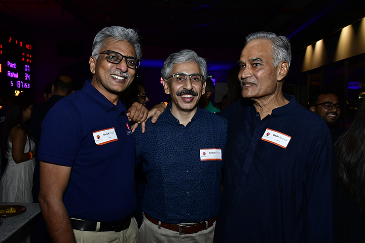 Sunil Goyal, Sanjay Pande with Badri Agarwal (Advisor)